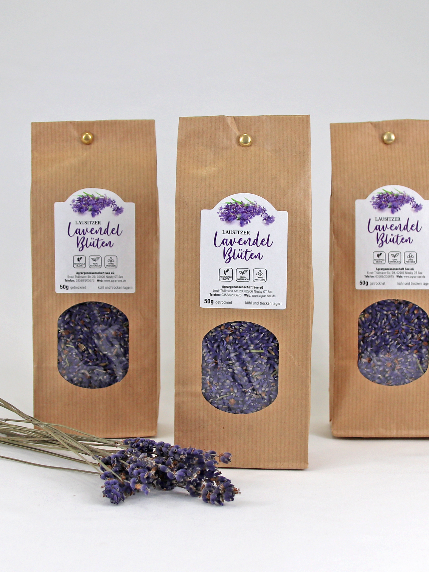 Lavendelblüten drei Tüten Blüten
