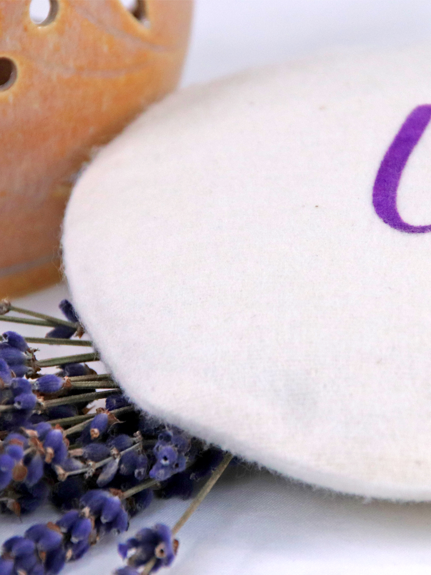 Lavendel Augenkissen Nahaufnahme Augenkissen