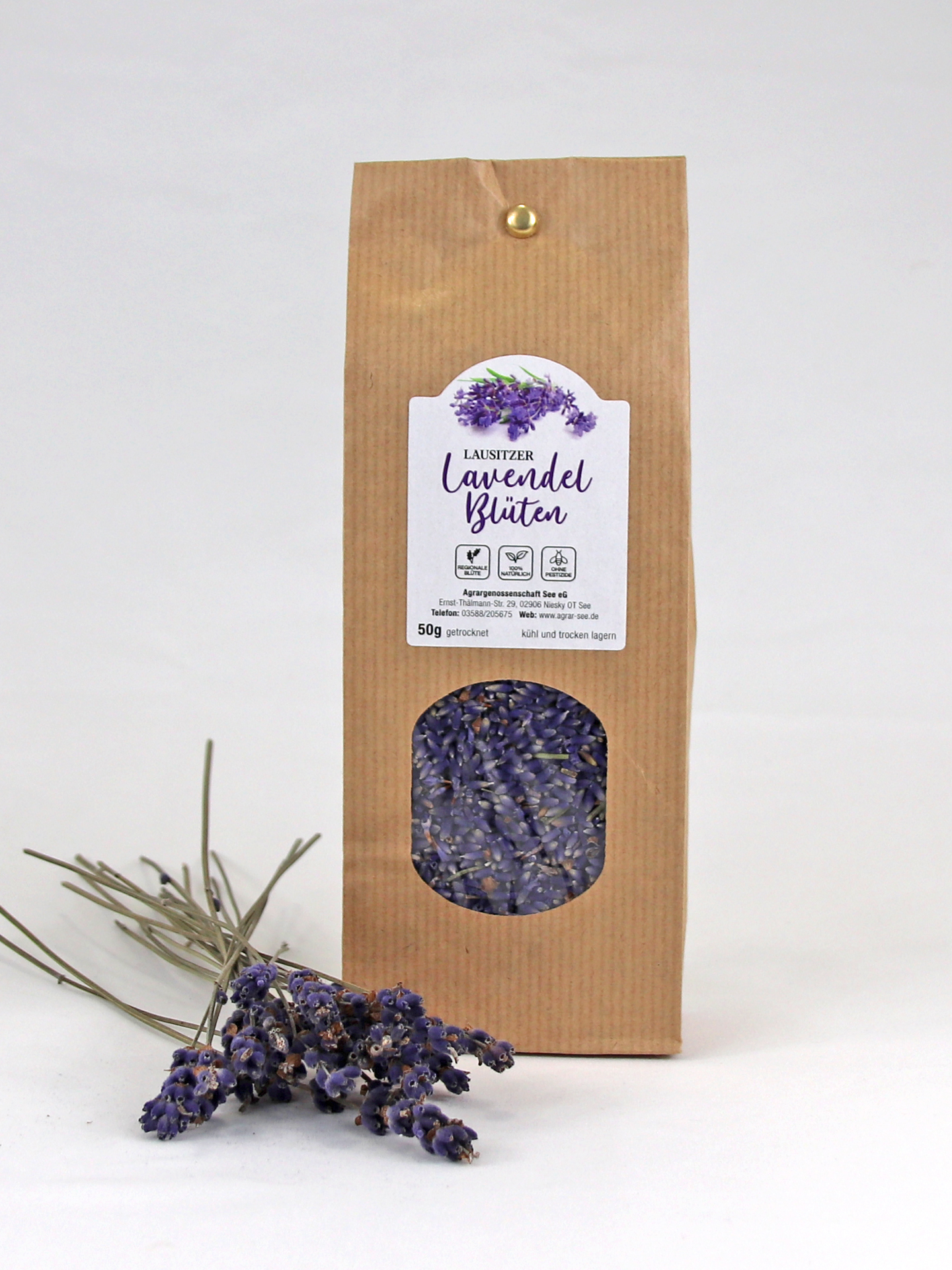 Lavendelblüten eine Tüte Blüten