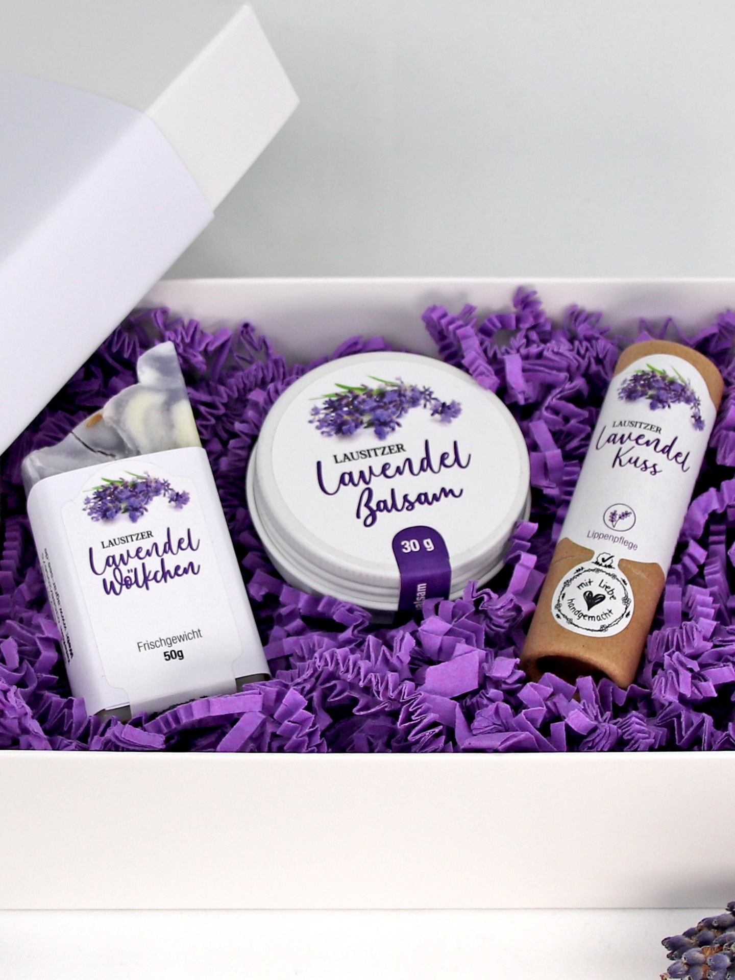 Lausitzer Lavendel Geschenkset "White Beauty"