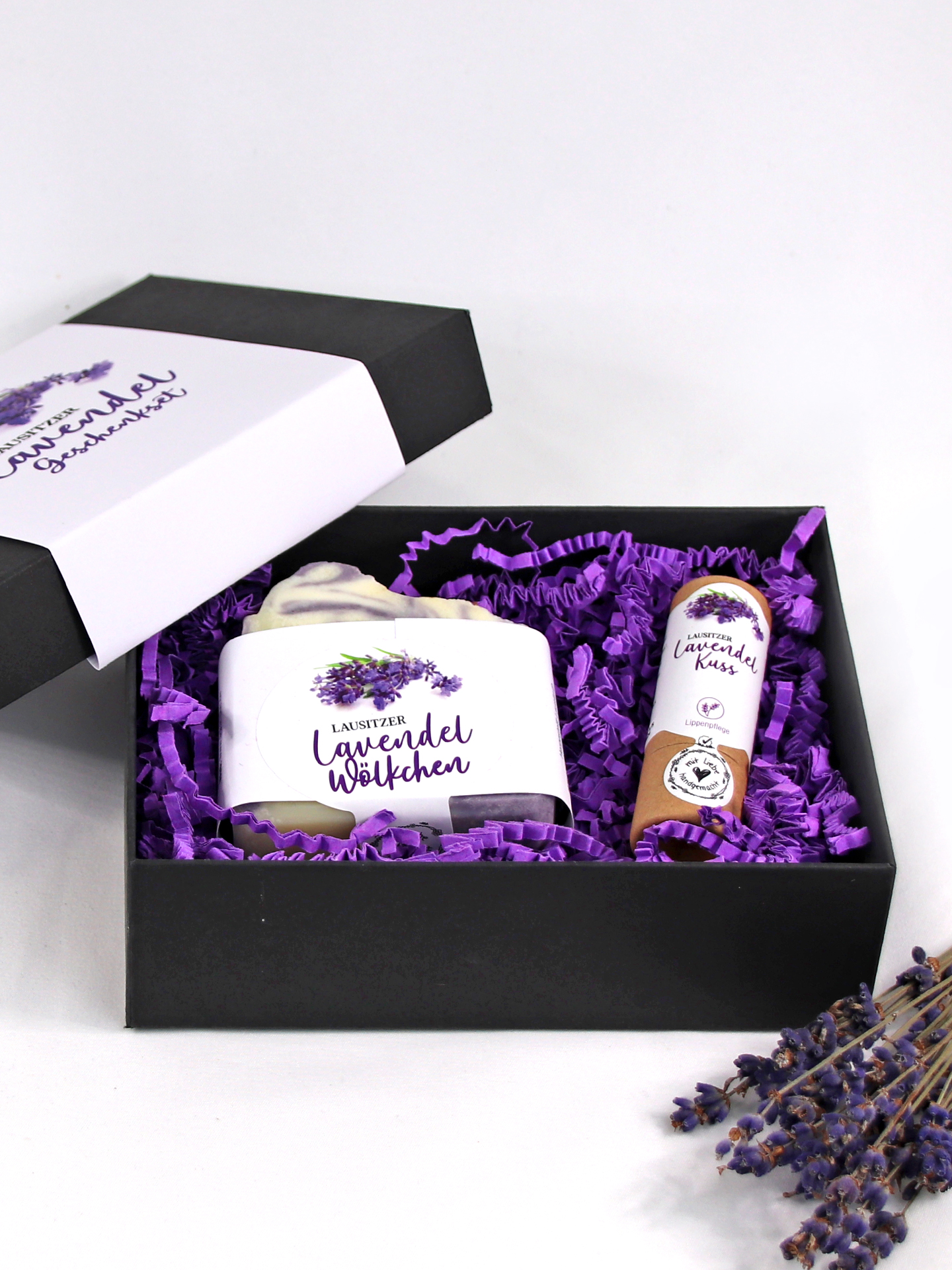 Lausitzer Lavendel Geschenkset "Black Beauty"