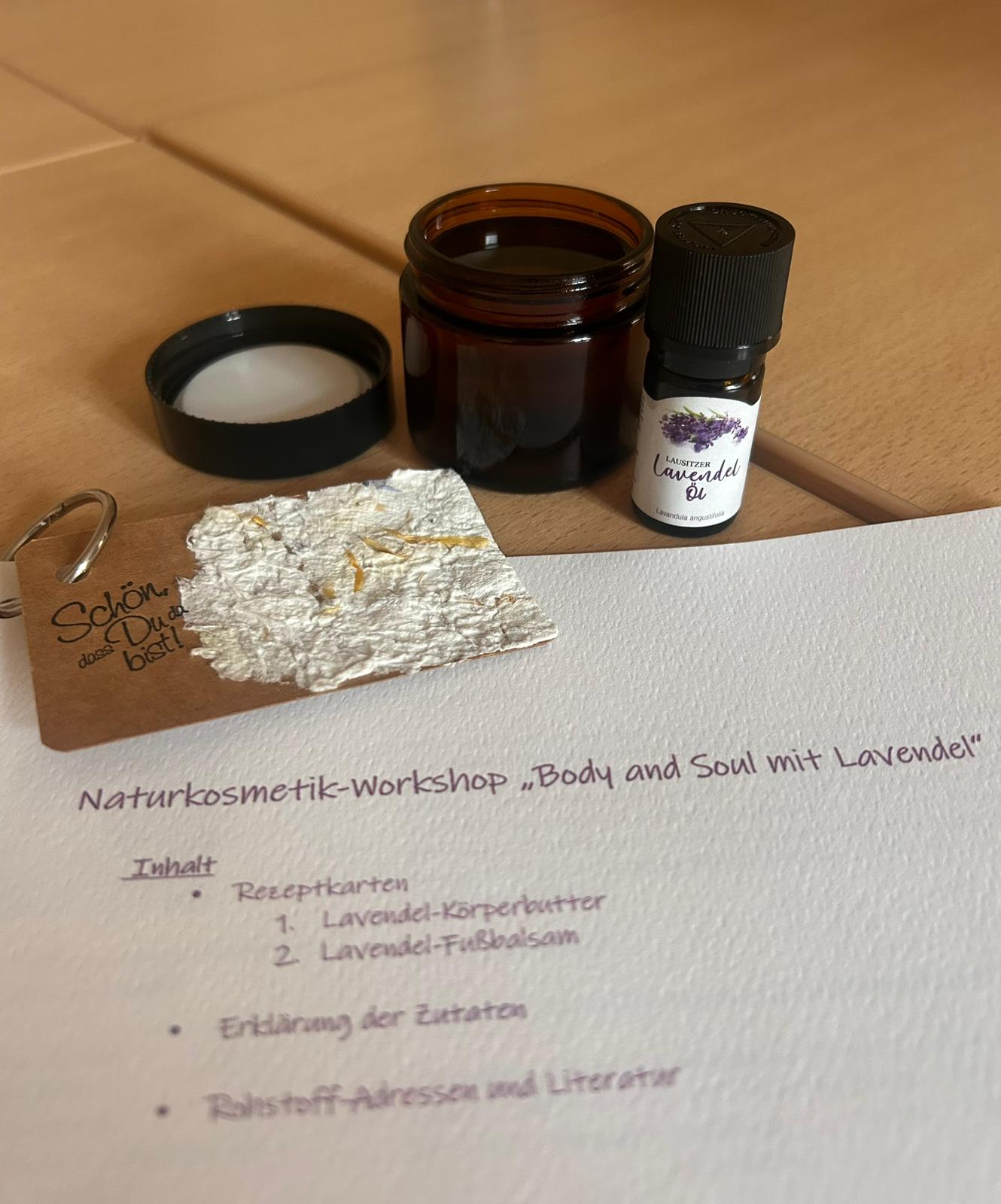 Lausitzer Lavendel Workshop Naturkosmetik